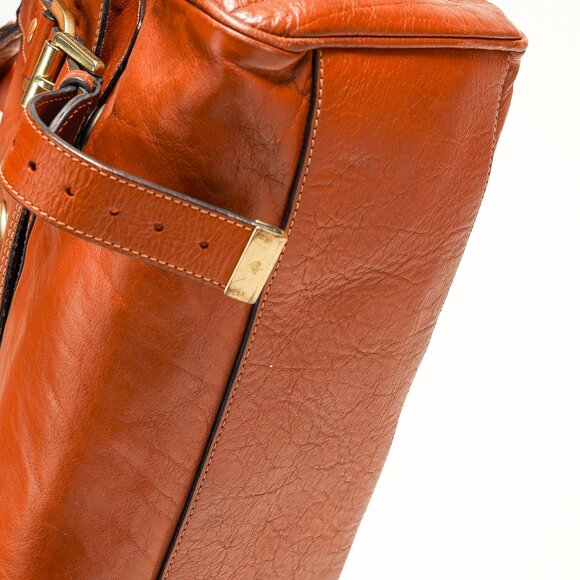 Mulberry Alexa Oak Soft Buffalo Leather Satchel - Picture 5 of 13